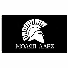 Molon Labe 2nd Amendment Come and Take It Military Spartan 300 3x5 Flag Banner for sale  Elk Grove Village