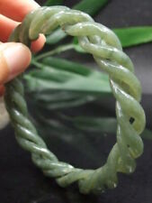 Pulseira de 3 fios torcidos HETAIN jade antiga nefrite natural certificada comprar usado  Enviando para Brazil