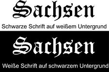 Autoaufkleber sachsen schriftz gebraucht kaufen  Blenkendorf