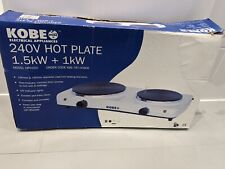 KOBE Double Electric Hot Plate Portable Hob Cooker Great Condition for sale  Shipping to South Africa