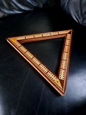 Vintage wooden triangular for sale  MAIDSTONE