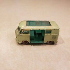 Lesney no. 34 Volkswagen Caravette van gray plastic wheels missing side doors, used for sale  Shipping to South Africa