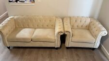 modern velvet sofa for sale  Beaumont