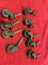 VINTAGE BRASS FURINTURE WHEELS CASTERS MIXED LOT for sale  Shipping to South Africa