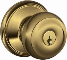 SCHLAGE - F51A GEO Georgian Knob Keyed Entry Lock for sale  Shipping to South Africa