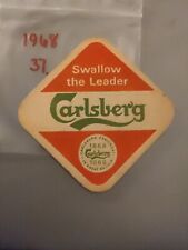 Carlsberg beermat. 1968. for sale  KEIGHLEY