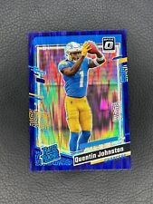 2023 Panini DonRuss Optic- Quentin Johnston Rated Rookie Purple Shock Chargers for sale  Shipping to South Africa