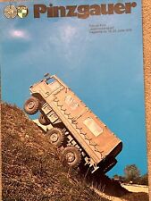 Pinzgauer Military Vehicle Sales Info Brochure 1976 Reprint From Auto Motorsport for sale  Shipping to South Africa