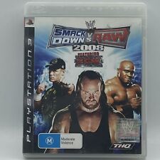 WWE: Smack Down vs Raw 2008 PS3 Playstation 3 PS3 com manual  comprar usado  Enviando para Brazil