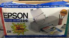 VINTAGE Impressora Epson Stylus Cor 500 Branco Qualidade Laser Janela/Mac Nova Sem Caixa comprar usado  Enviando para Brazil