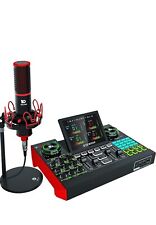 Pacote de equipamentos de podcast Tenlamp G10-P10, interface de áudio USB com mixer de DJ comprar usado  Enviando para Brazil