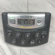 Walkman estéreo Sony SRF-M37W FM/AM/clima testado funciona faltando tampa da bateria comprar usado  Enviando para Brazil