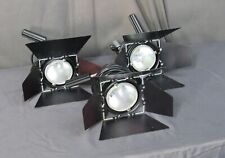 Lot of 3 Bogen 600W Photo/Video Studio Lights with Barndoors for sale  Shipping to South Africa