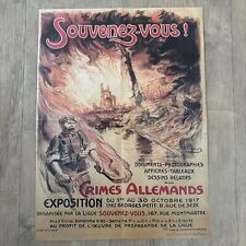 Affiche ancienne 1914 d'occasion  Épinay-sur-Seine