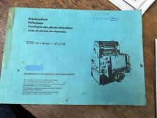 Heidelberg gto parts for sale  INGATESTONE