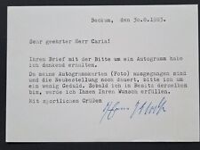 Hans klodt autogramm gebraucht kaufen  Vaalserquartier