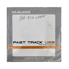 Manual de interfaz de audio USB M-Audio Fast Track - inglés francés alemán español, usado segunda mano  Embacar hacia Argentina