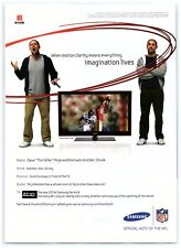 2008 Samsung Series 8 HDTV Print Ad, Twin Brothers Dave & Chuck Hoboken Jersey for sale  Shipping to South Africa