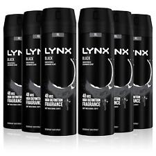 Lynx black 48h for sale  RUGBY