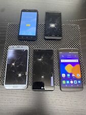 Lote de 5 HTC One M7/Galaxy J7/Alcatel Idol 3/BLU Studio X5/LG para repuestos/Fix D78, usado segunda mano  Embacar hacia Mexico