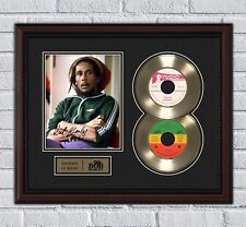 Bob Marley emoldurado ouro ou platina 45 discos com assinaturas de reprodução comprar usado  Enviando para Brazil