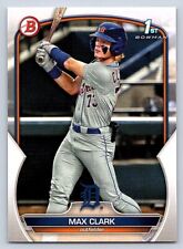 MAX CLARK  TIGERS RC 1st card  2023 BOWMAN DRAFT #BD-76 for sale  Shipping to South Africa