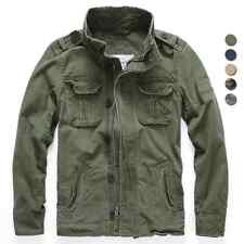 Jaquetas masculinas militares jeans retrô carga camufladas moda casual casacos de caminhada comprar usado  Enviando para Brazil