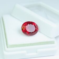 6.90 Ct Flawless Natural Mogok Red Ruby Certified Oval Cut Loose Gemstone for sale  Shipping to South Africa