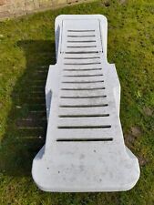 white plastic sun lounger for sale  BEXLEYHEATH