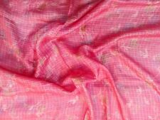 Seda Pura Saree Tussar Sari 100% Seda Vintage Indio Tela Reciclado TSS2793 segunda mano  Embacar hacia Argentina