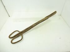 Pinças antigas de ferro forjado do século XIX superfície enferrujada seca antiga 16" de comprimento comprar usado  Enviando para Brazil
