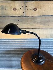 Used, Antique Emeralite Gooseneck Industrial Metal Table Light for sale  Shipping to South Africa