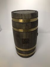 Vintage Wood Barrel 12"x6" Bar Decor Opens for Storage B&B The Cognac Liqueur for sale  Shipping to South Africa