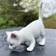 Vtg Bing & Grondahl Curious White Kitten #2507 Fine Porcelain Cat Figurine, used for sale  Shipping to South Africa