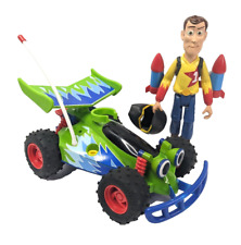 Coche de lanzamiento de carreras de radiocontrol Disney Pixar 2011 Toy Story con figura Woody Racer Mattel segunda mano  Embacar hacia Argentina