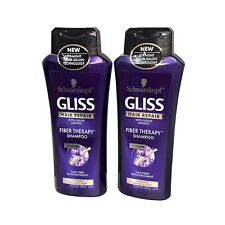 Schwarzkoopf GLISS Hair Repair Fiber Therapy Shampoo, 13.6 oz, Lot of 2 for sale  Shipping to South Africa