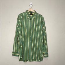 Camisa Tommy Hilfiger para Hombre X Grande Verde Amarillo a Rayas Preppy Academia Grapa, usado segunda mano  Embacar hacia Argentina