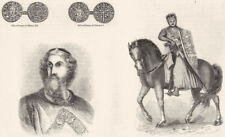 Usado, REIS/MOEDAS. Edward I; Penny Henry III, I 1845 quadro antigo impresso comprar usado  Enviando para Brazil