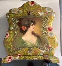 ANTIQUE VICTORIAN CELLULOID DOUBLE DOOR DRESSER BOX WITH MIRRORS PORTRAITS for sale  Shipping to South Africa