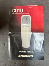 Samson C01U - Microfone condensador USB estúdio cabo condensador consumidor... comprar usado  Enviando para Brazil
