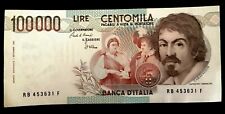 100.000 lire caravaggio usato  Italia
