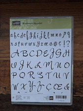 stampin up alphabet gebraucht kaufen  Bordesholm