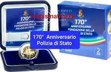 ITALIA moneta 2 EURO FS Proof 170° ann. Fondazione Polizia di Stato 2022 usato  Verona