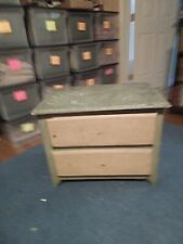 Used, Vintage Small Antique wood & Green chest of drawers  for sale  Shipping to South Africa