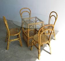 Tavolo sedie bambù usato  Latina