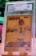 John Elway 1994 Collector's Edge F/X #1 Silver Back AGS 9 Mint QB Denver Broncos for sale  Shipping to South Africa