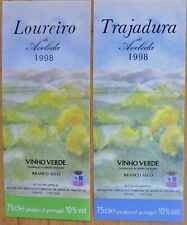 Etiquettes Vin PORTUGAL Loureiro Trajadura 1998 vinho Verde   Wine label comprar usado  Enviando para Brazil