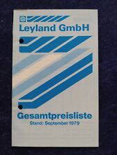 Leyland preisliste 1979 gebraucht kaufen  Vechta