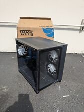 Used, DIYPC ARGB-Q3-BK Black USB3.0 Tempered Glass Micro ATX Computer Case Missing Pan for sale  Shipping to South Africa