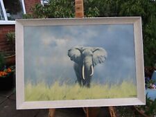 David Shepherd limited edition Vintage Wise Old Elephant Framed. for sale  Shipping to South Africa
